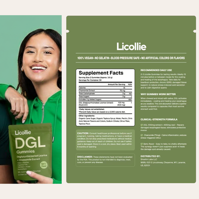 Licollie - Stop Heartburn Before It Starts, Naturally