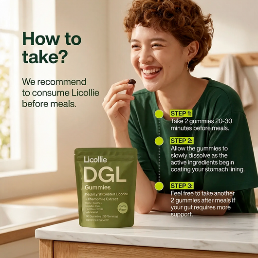 Licollie - Stop Heartburn Before It Starts, Naturally