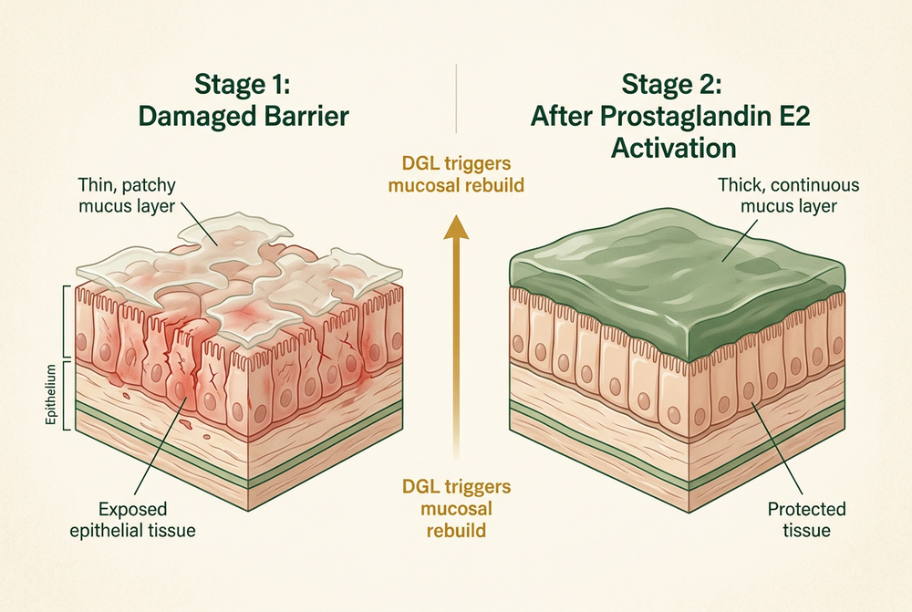 Reason 2: It Rebuilds the Protective Barrier Antacids Leave Destroyed